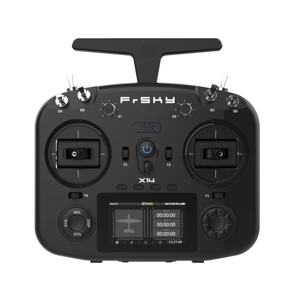 FrSky TWIN X14/X14S 24CH Cardans à capteur Hall de haute précision Double bande 2.4G TW-ISRM Module RF interne Émetteur HD haute vitesse